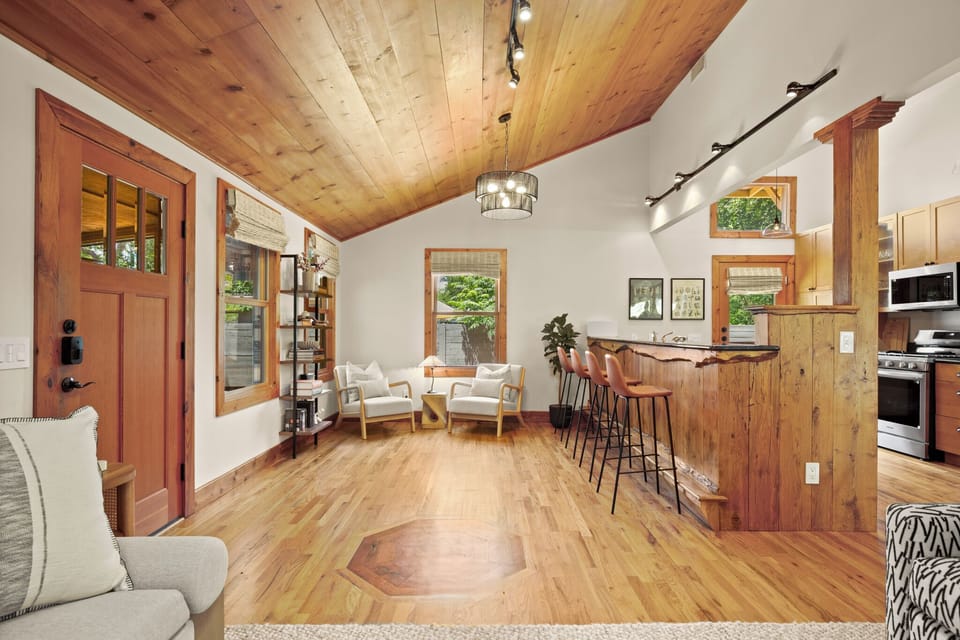 Front Door, Sitting, Living and Bar (2)