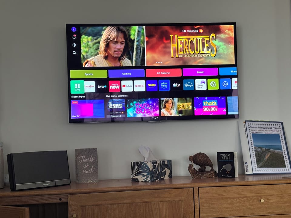 Brand new Smart TV for those lazy, rainy days