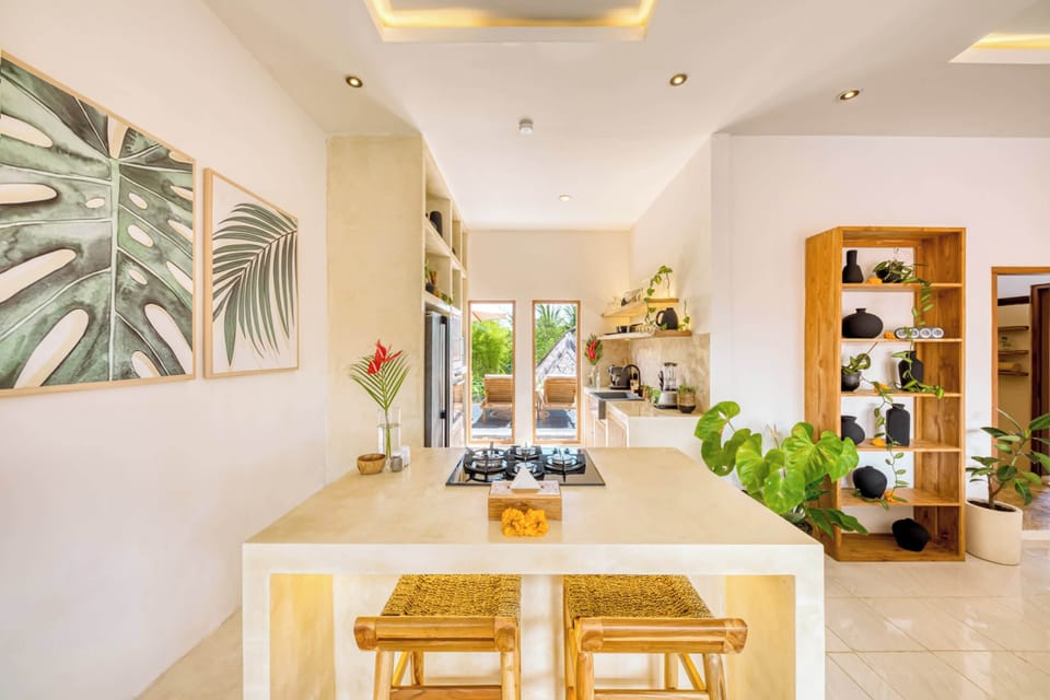 Enjoy your breakfast and coffee right in the kitchen