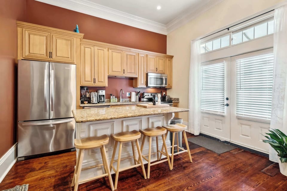 Kitchen leading to Patio