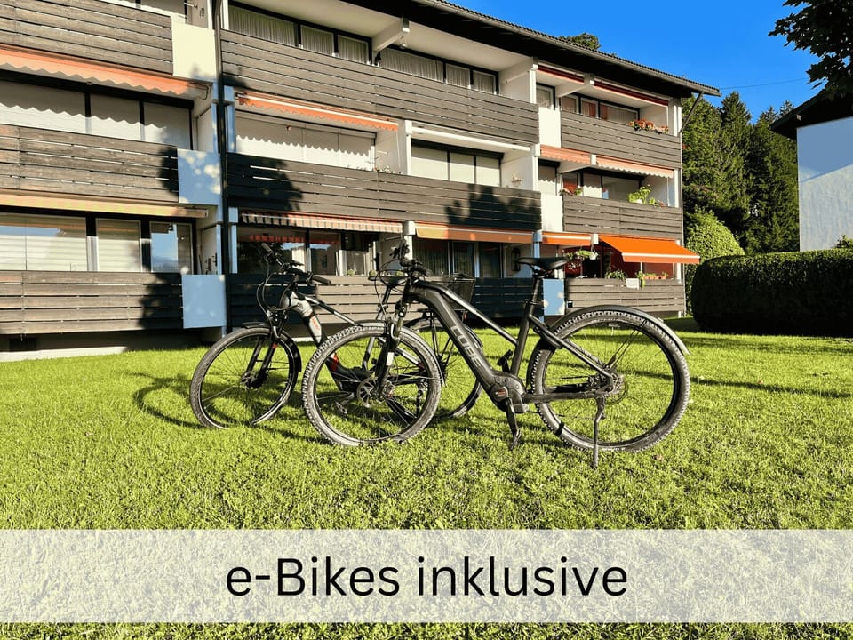 E-bikes included! This allows you to explore the great area even better.