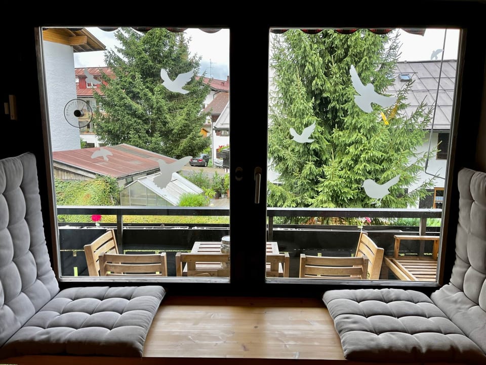 How about a book on the windowsill?