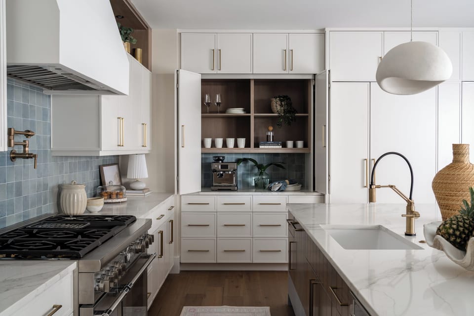 Spacious custom chef's kitchen