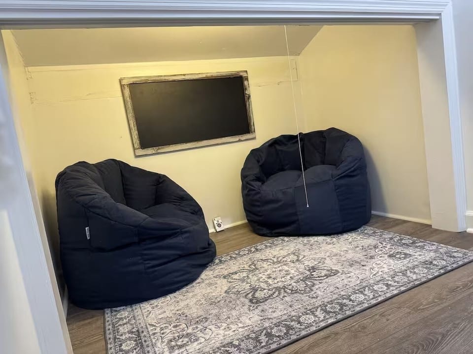 Our kids nook in between floors for kids to use and relax. 