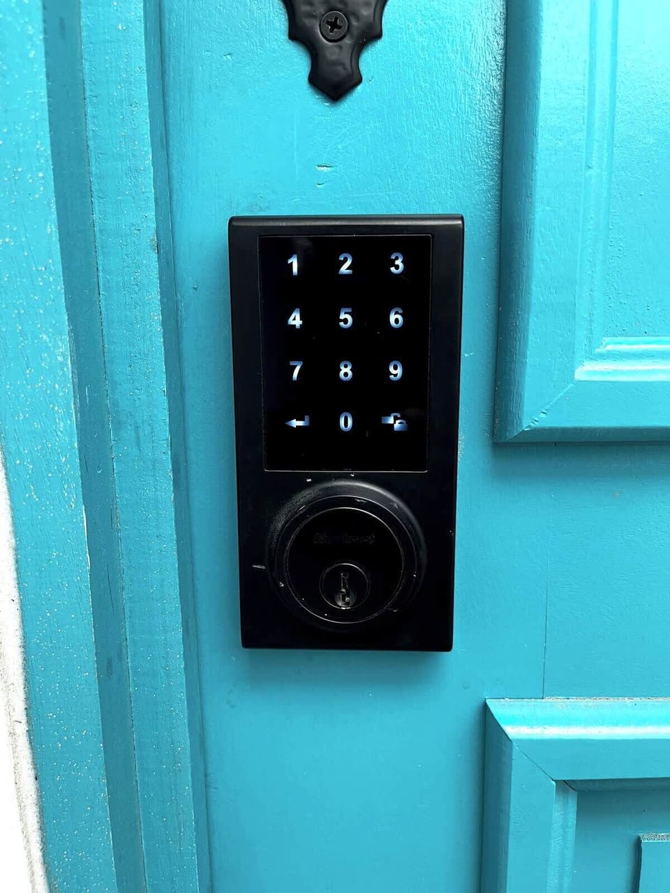 Secure digital lock for easy, keyless entry to the loft.