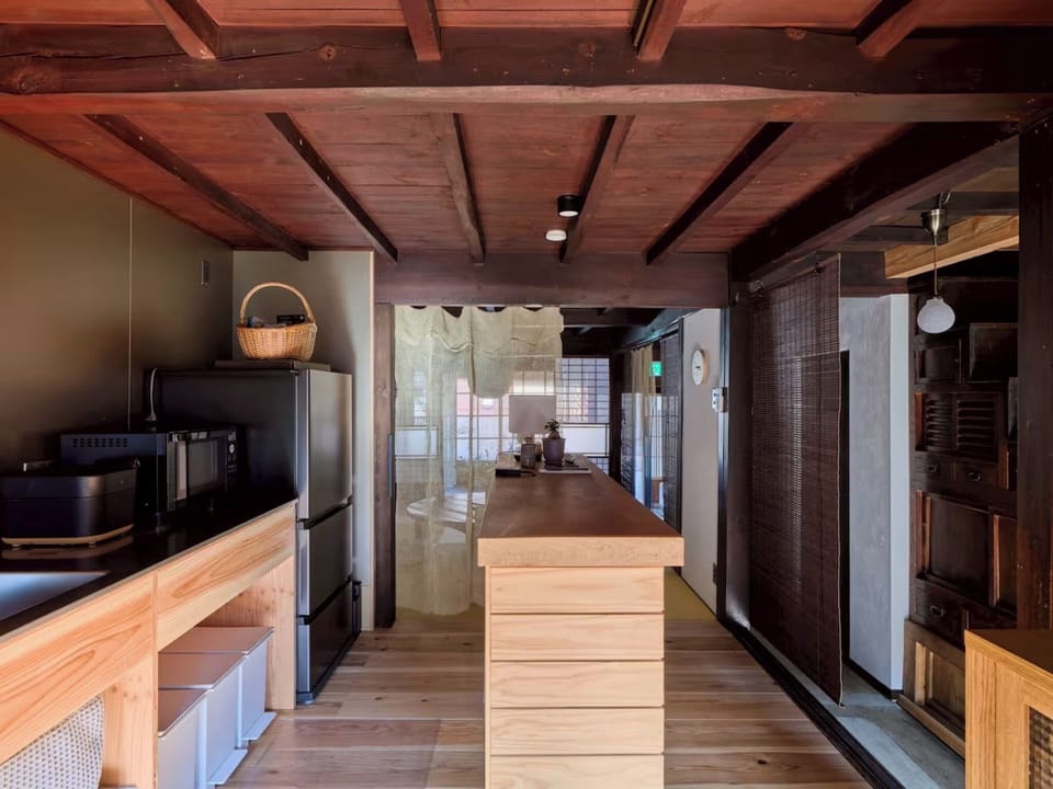 Refrigerator, microwave, rice cooker