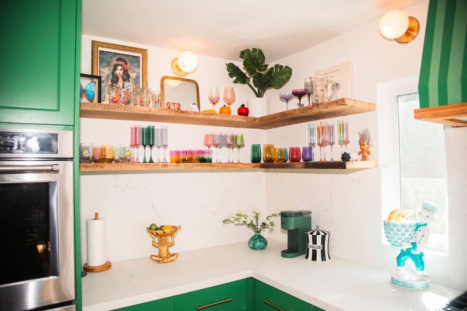 Design with purpose. Every piece of decor is thoughtfully selected to bring life, color, and a vibrant flow throughout the home — creating a space that feels both inspiring and welcoming.