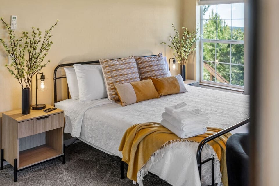 Unwind in this spacious king bedroom, thoughtfully designed for rest and relaxation.