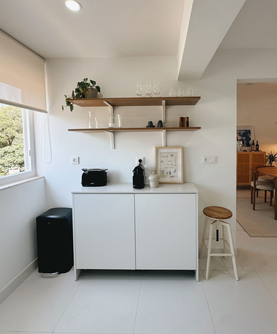 Detalhes da cozinha (canto do café)
