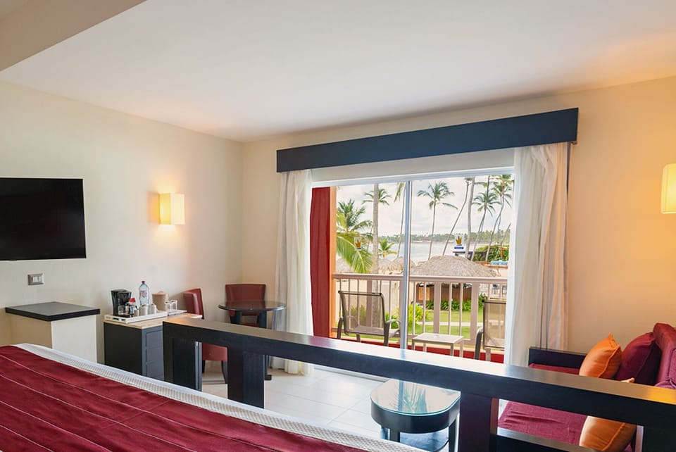 Step onto the balcony and savor breezy tropical views.