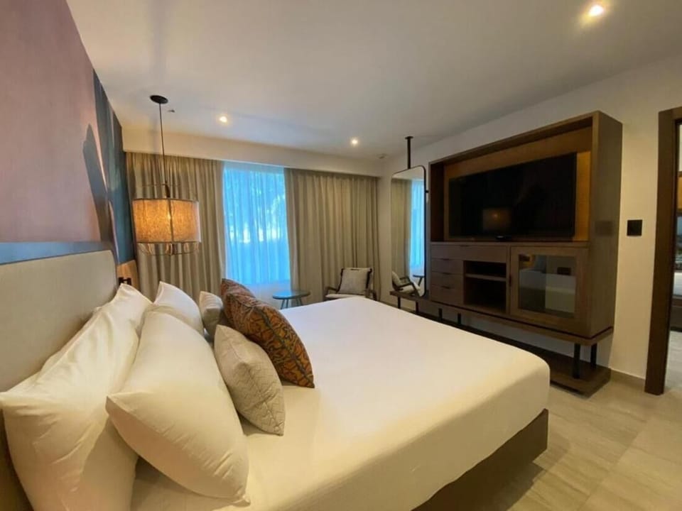 Stretch out in a spacious king room with cozy seating