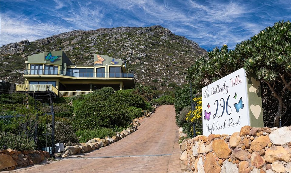 Main entrance to the Butterfly Villa - Glass Suite on the ground floor, left