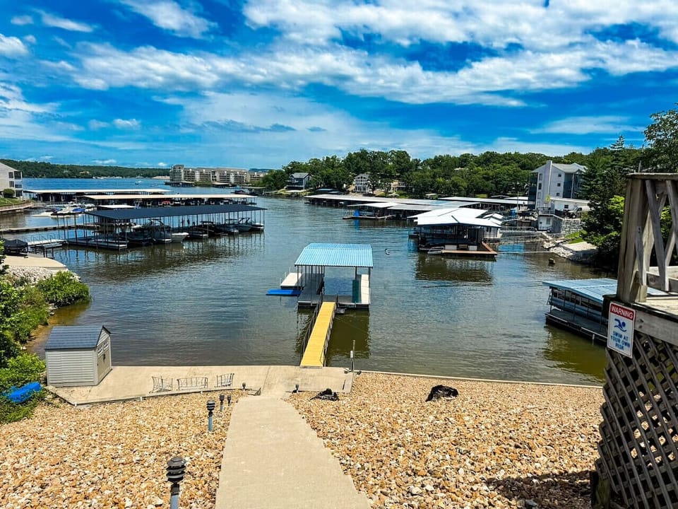 Walk down to your private dock and catch sunset on the water.