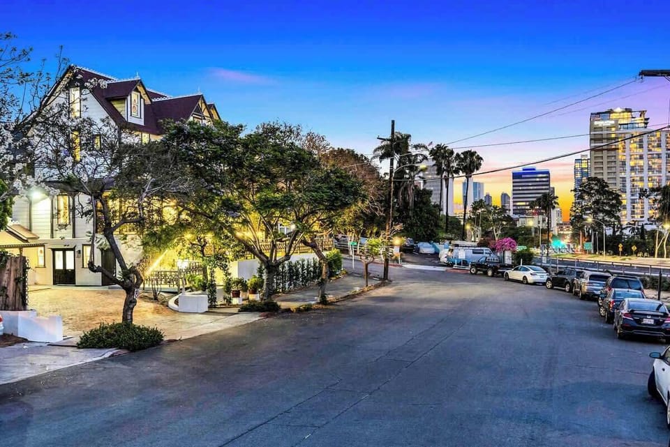 Quiet residential street with easy access