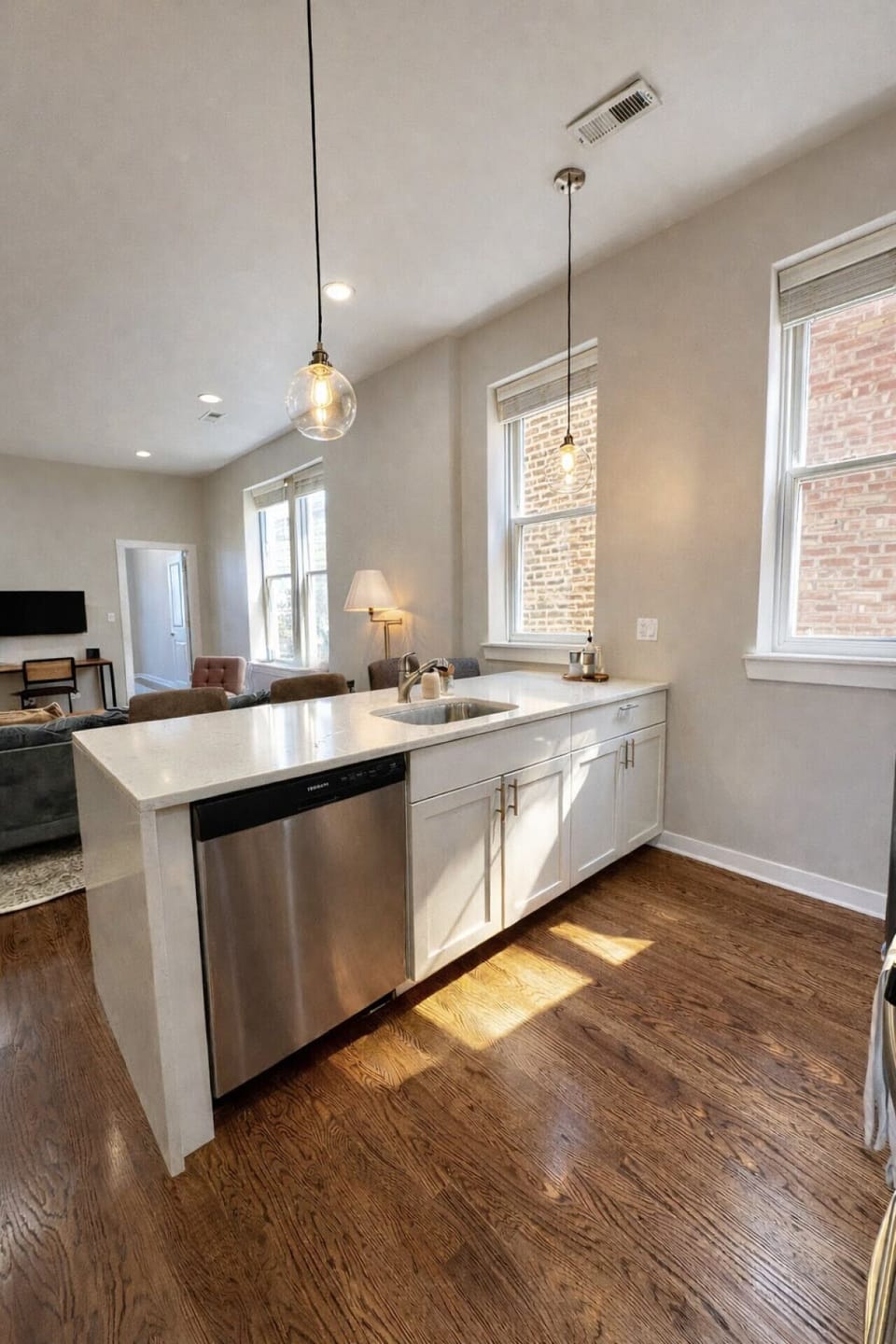 Our fully equipped kitchen makes staying in feel like a treat