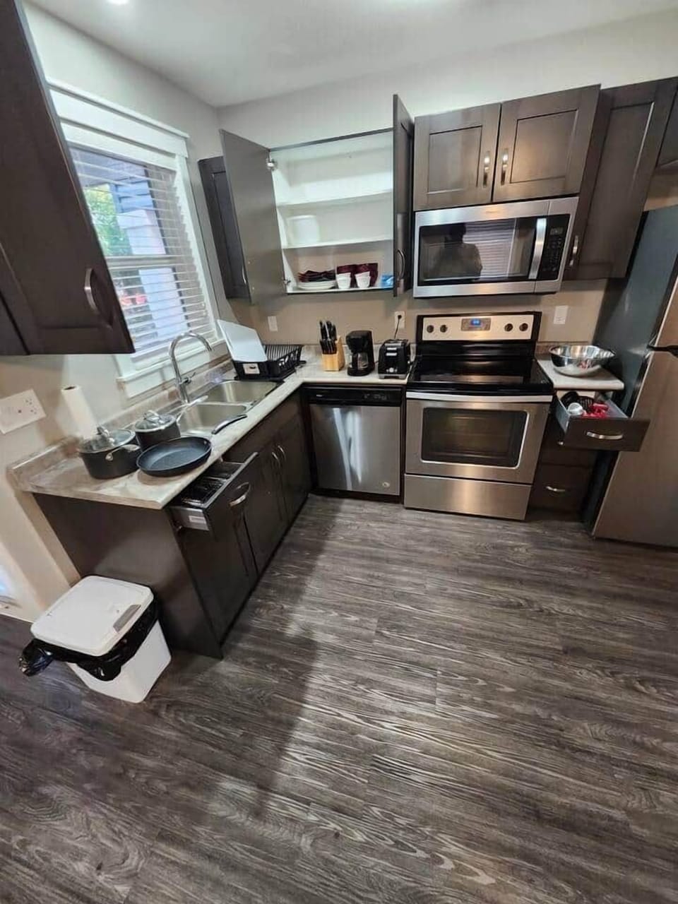 Pots, pans, cutlery, new utensils