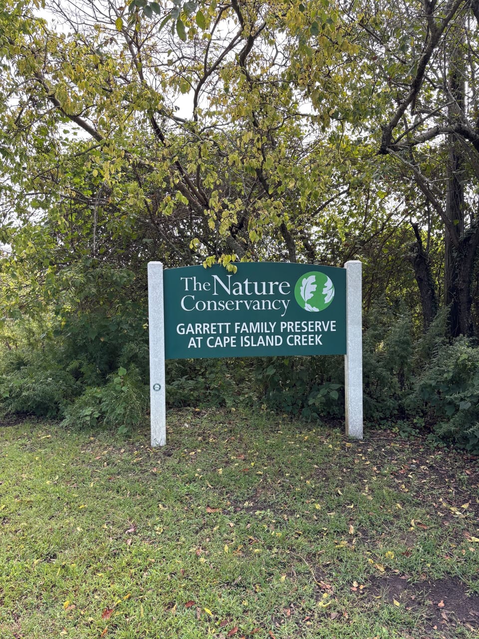 This Nature Preserve is at the end of the street with several trails.