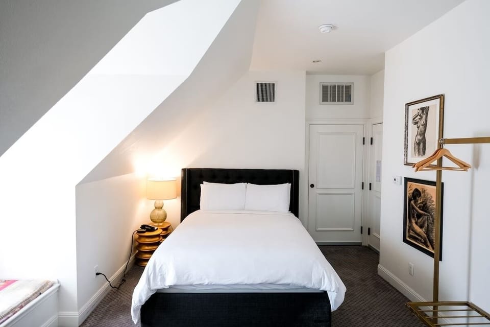 Wake gently beneath the skylight in a cozy, quiet nook.