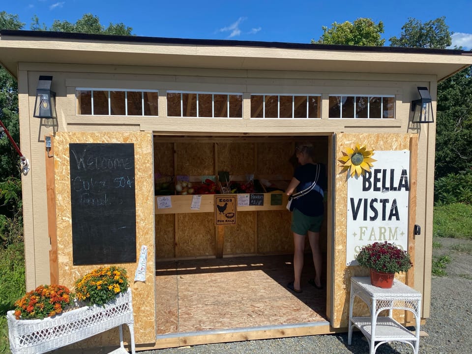 The road side produce is incredible!