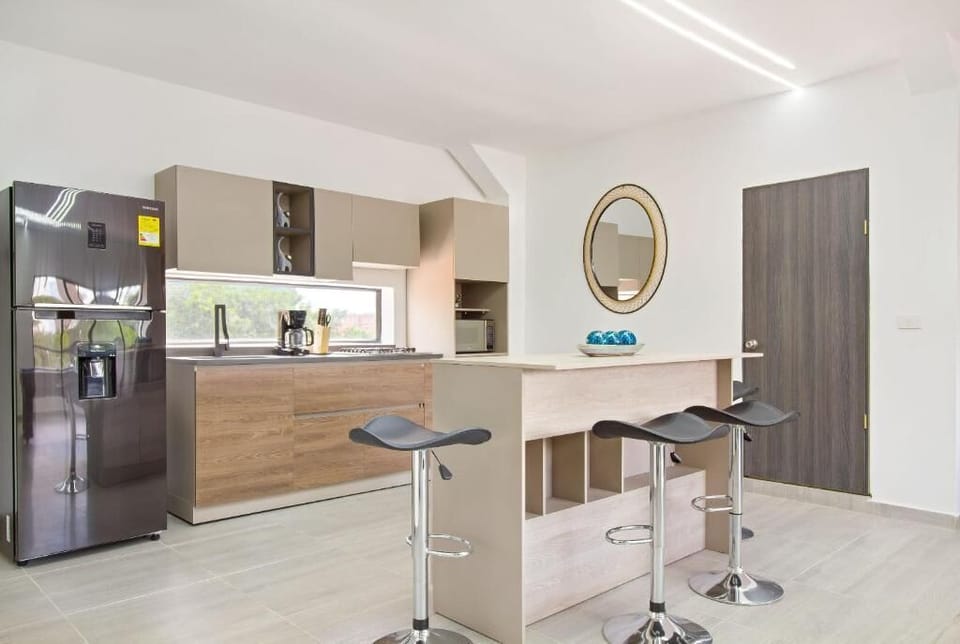 dining area and kitchen