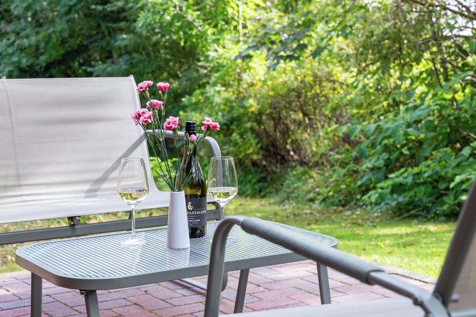 Terrace with Loungers and Table