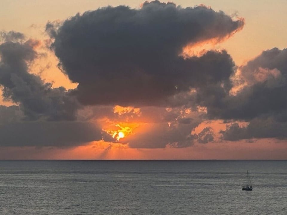 Always a gorgeous sunset at the end of the day in paradise