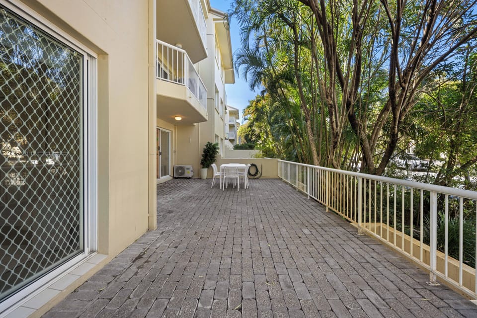 Spacious balcony as seen from outside