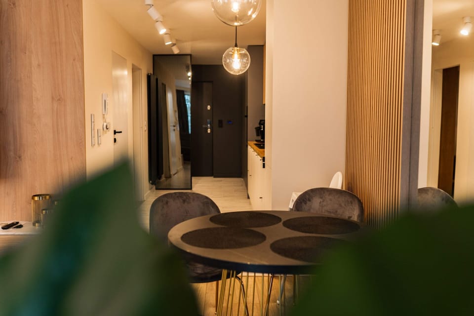 Table and chairs.