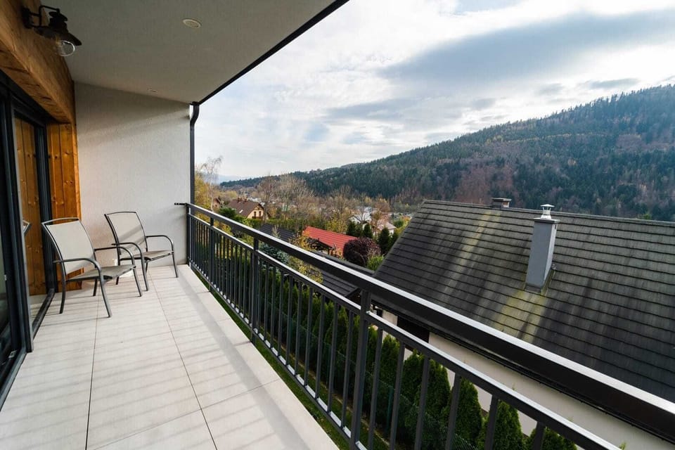 Balcony with a view.