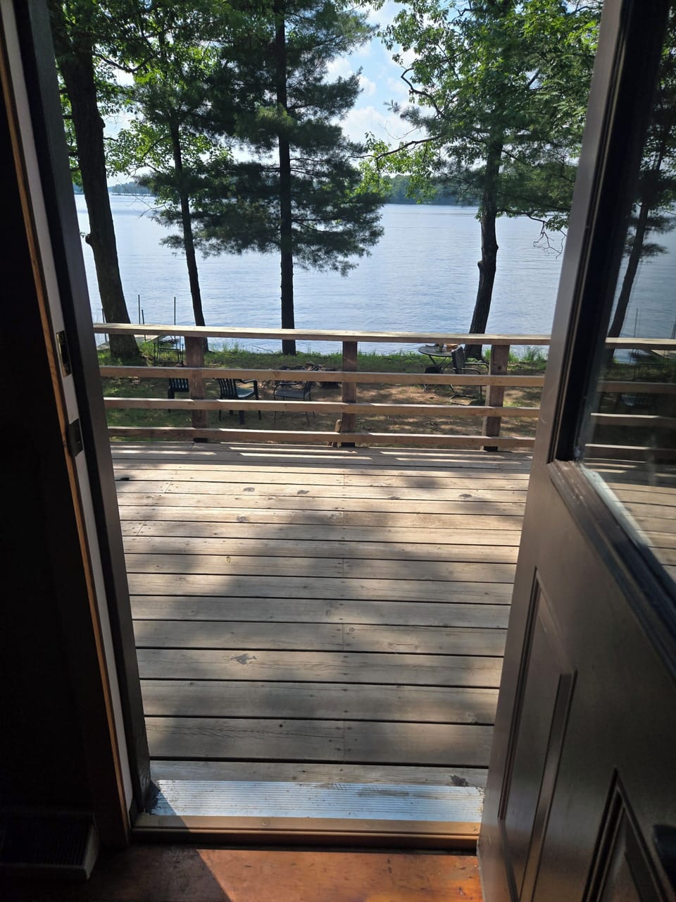 View thru front door.