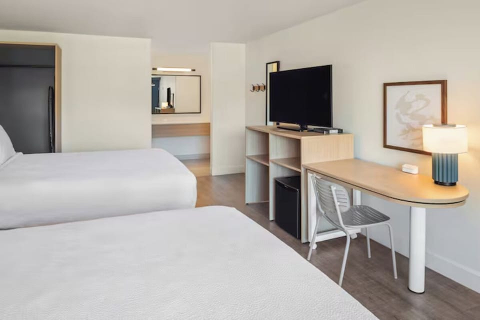 Bedroom. Interior and views may vary based on location and availability