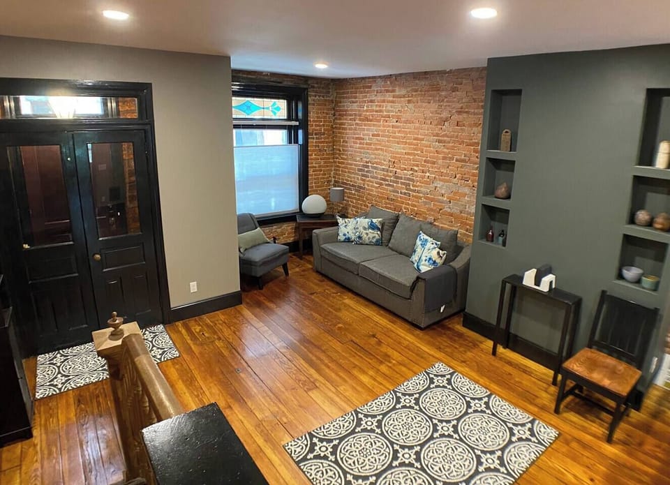 Livingroom and front entrance