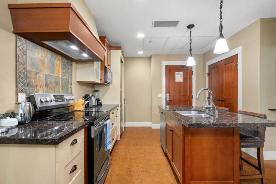 The kitchen is fully equipped for your stay.