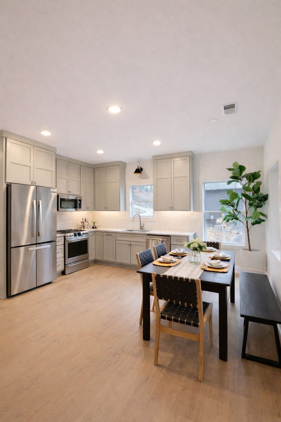 Modern appliances, ample prep space, and an open layout perfect for gathering,