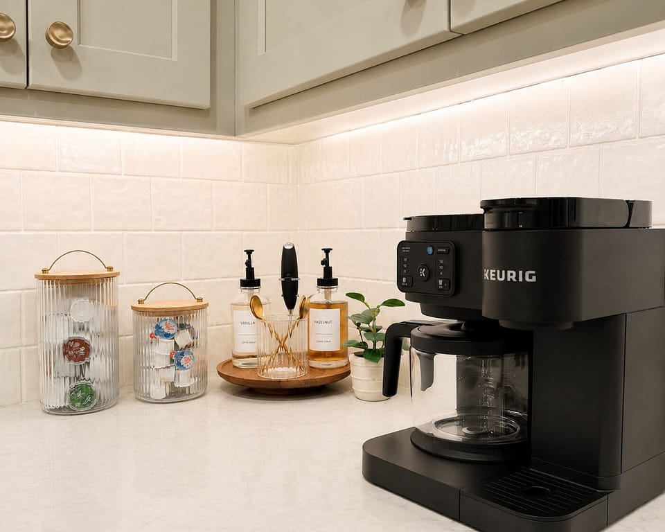 K-Cups or ground coffee - your choice! 