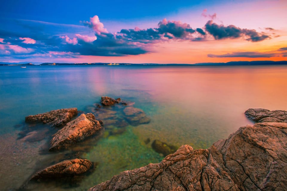 Kostrena at sunset