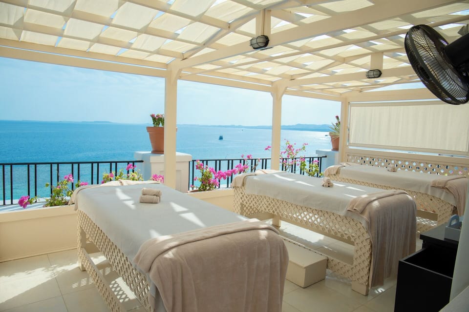 Unwind with ocean-breeze massages on a sunlit terrace.
