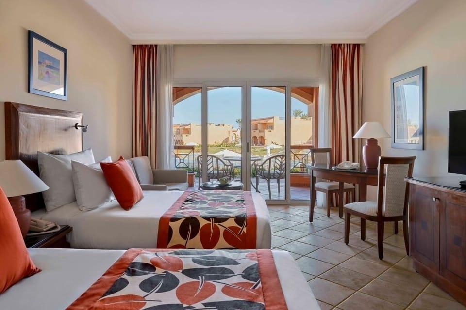 Unwind in twin comfort with sunny balcony moments nearby.