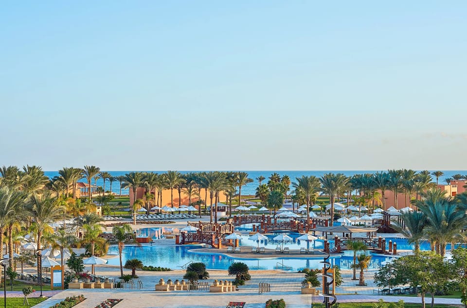 Soak in sweeping pool views with endless blue horizons.
