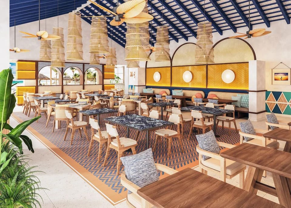 Linger over ocean-air lunches in breezy open dining.