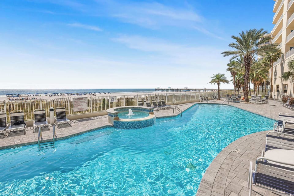 Gulf views from the pool 