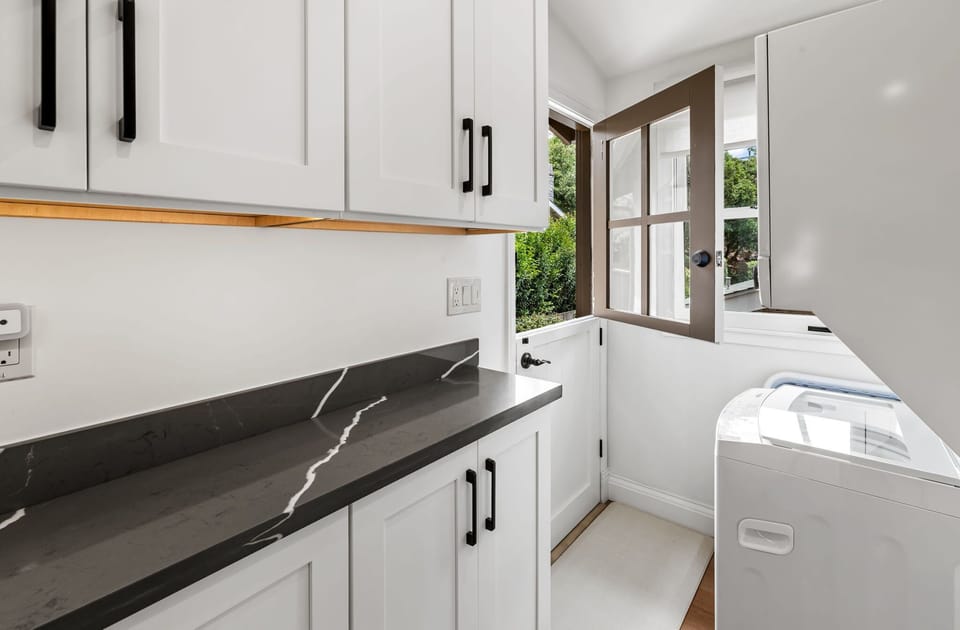 Laundry Area Next to the Kitchen