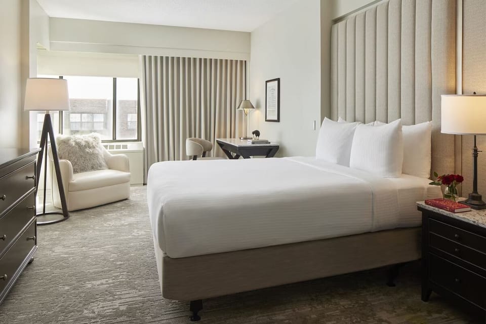 Lounge by the window, then drift off in serene comfort.