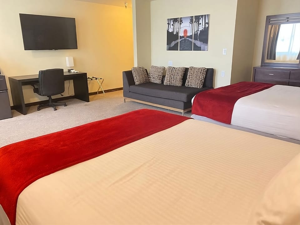 Bedroom. Interior and views may vary based on location and availability.