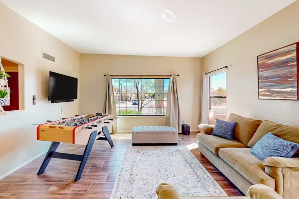 Family Room - Foosball Table, TV