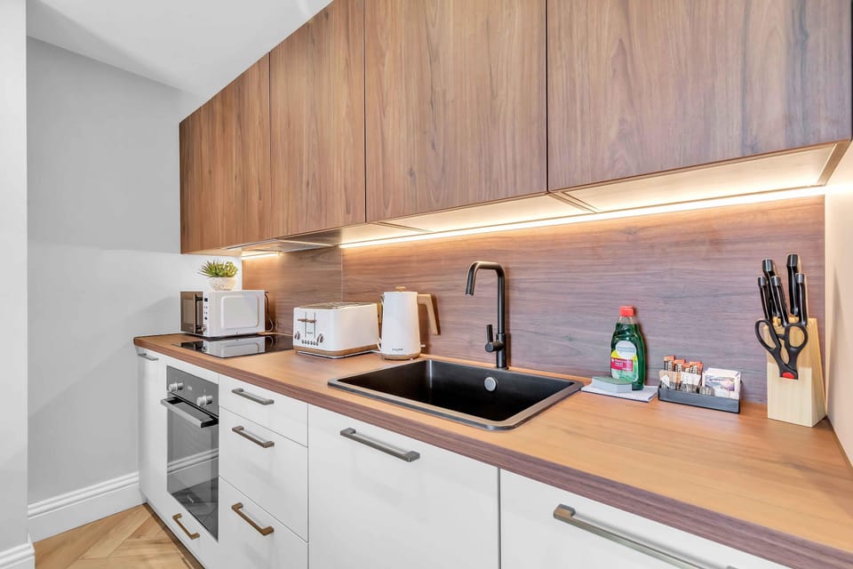 Overview of the open-plan Kitchen /  dining area