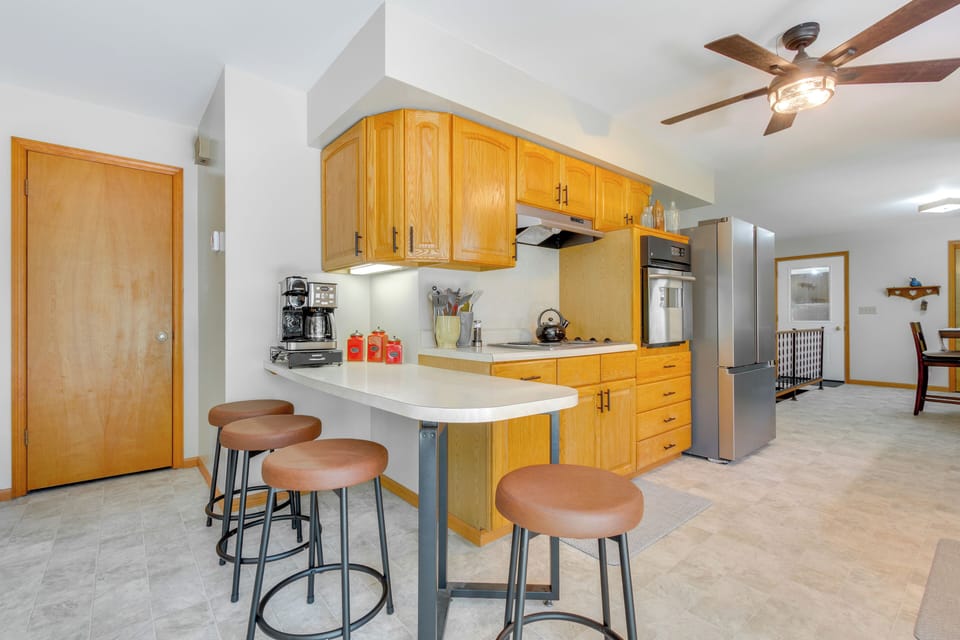 Kitchen | Main Level | Dual Keurig & Drip Coffee Maker | Cooking Basics | Spices