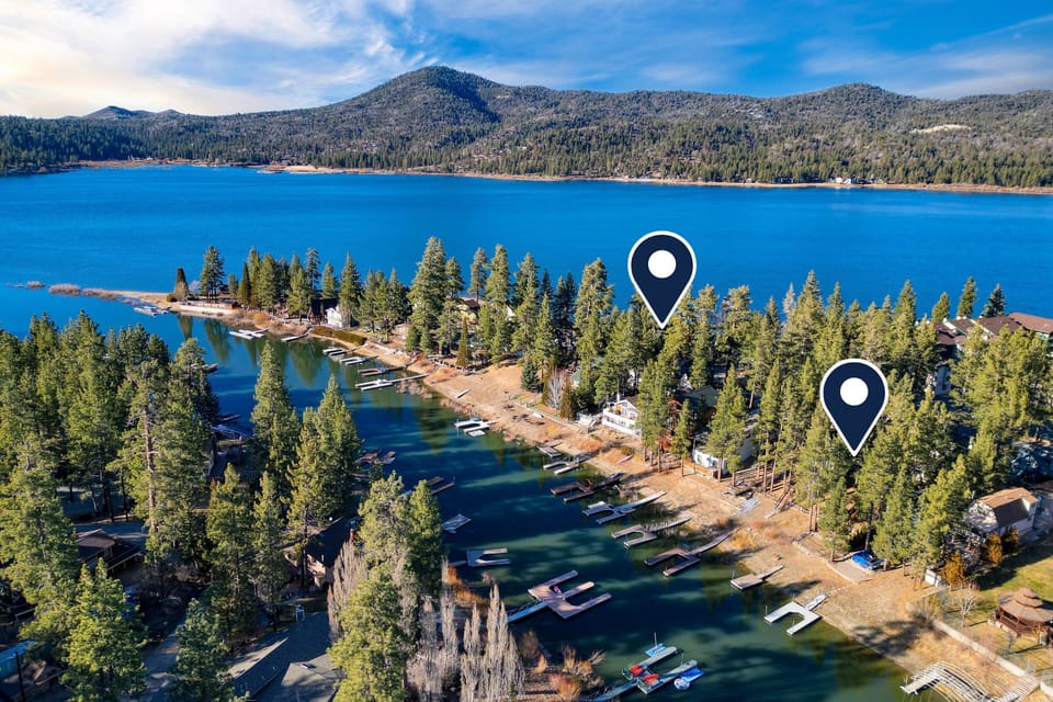 Lagunita Shores & Lakeside on Lagunita are located on opposite sides of the road, only 325 feet from each other!