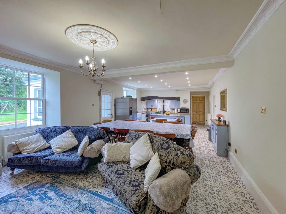 The Huge kitchen dining room | Hafod Grove - Hafod Grove and Fach, Moylegrove, near Ceibwr Bay