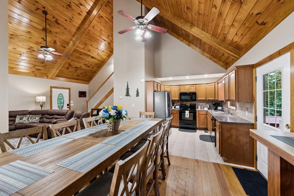 Kitchen and Dining Space on main level